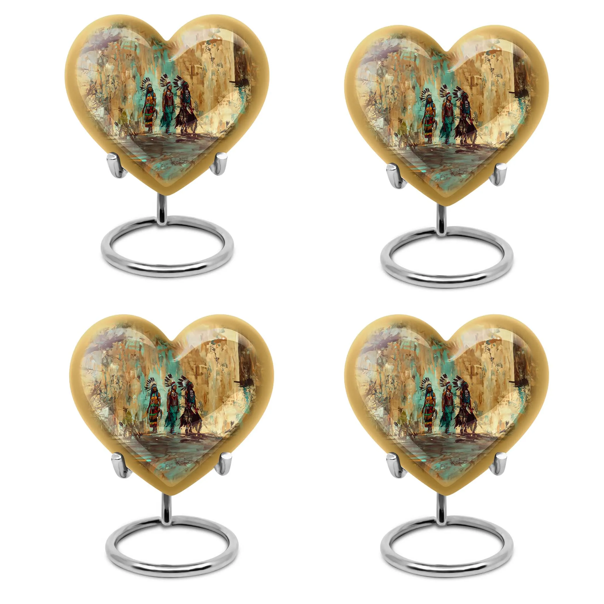 Native American Inspirations - The Abstract Heart Urn