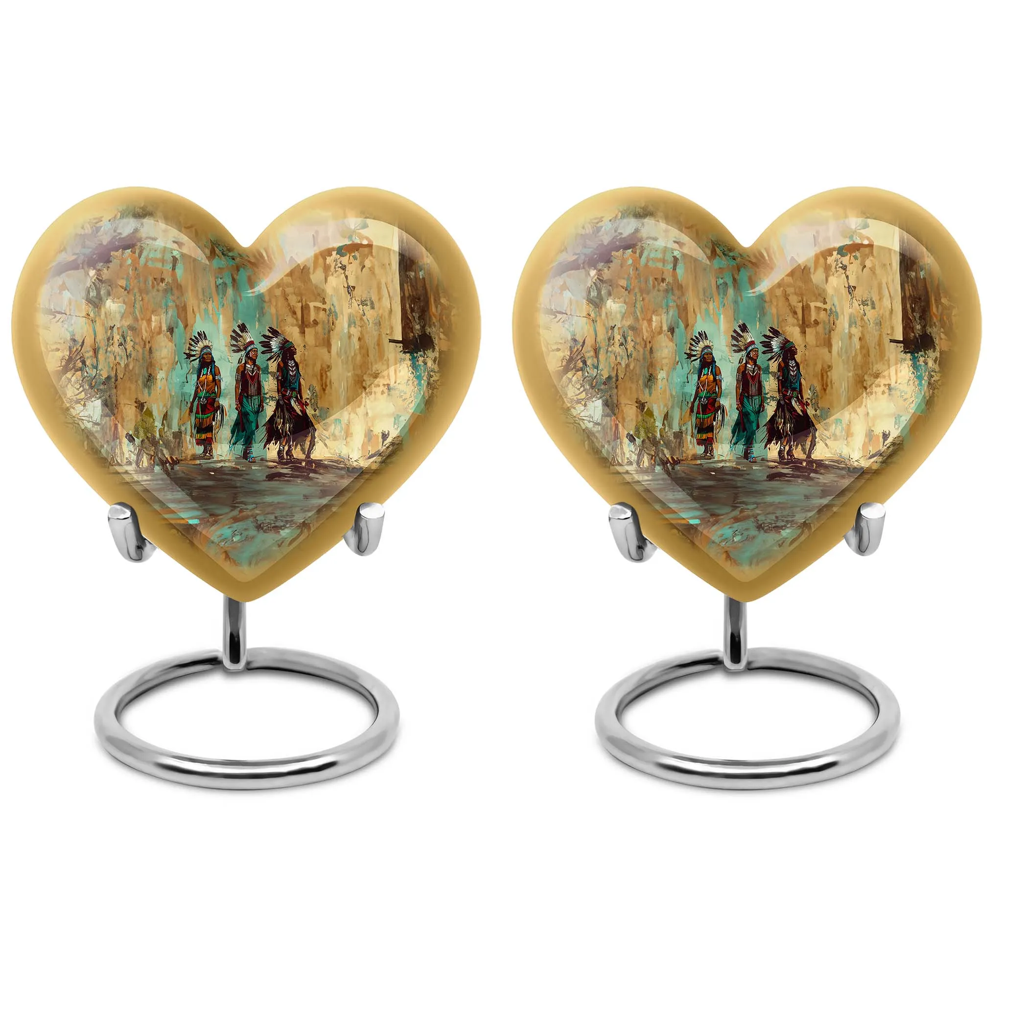 Native American Inspirations - The Abstract Heart Urn