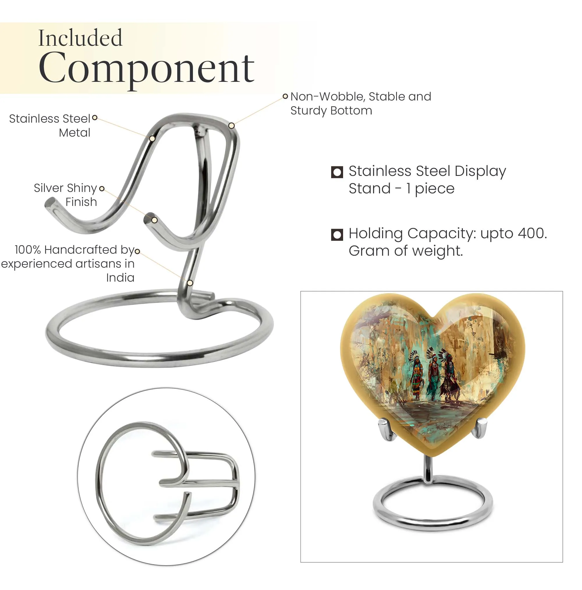 Native American Inspirations - The Abstract Heart Urn