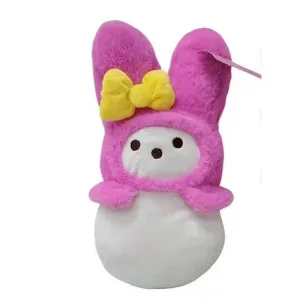 PEEPS 208934-1 My Melody Plush Bunny Soft Toy for Easter - Adorable Pink Character with Bow