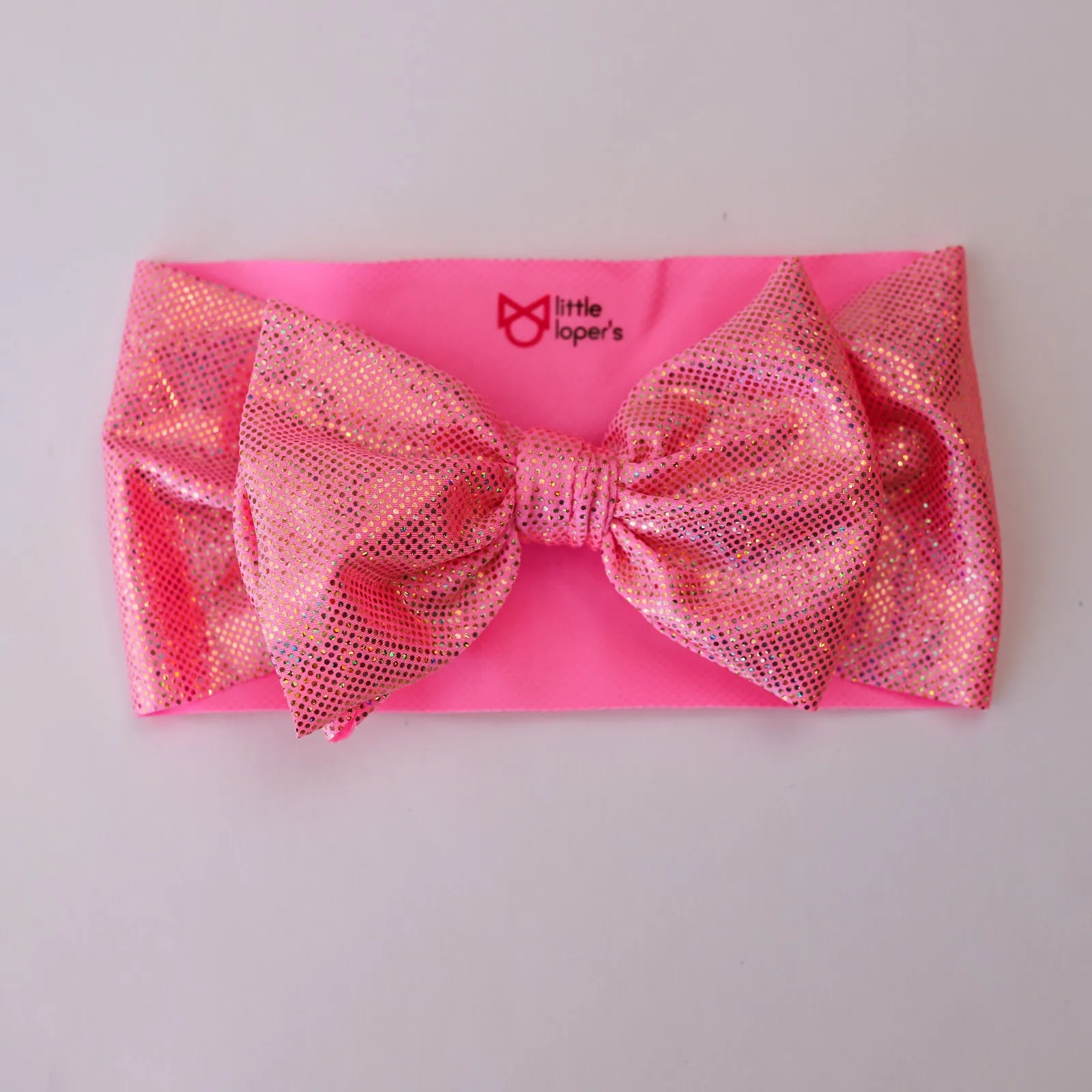 Pink Spring Shimmer Headwrap