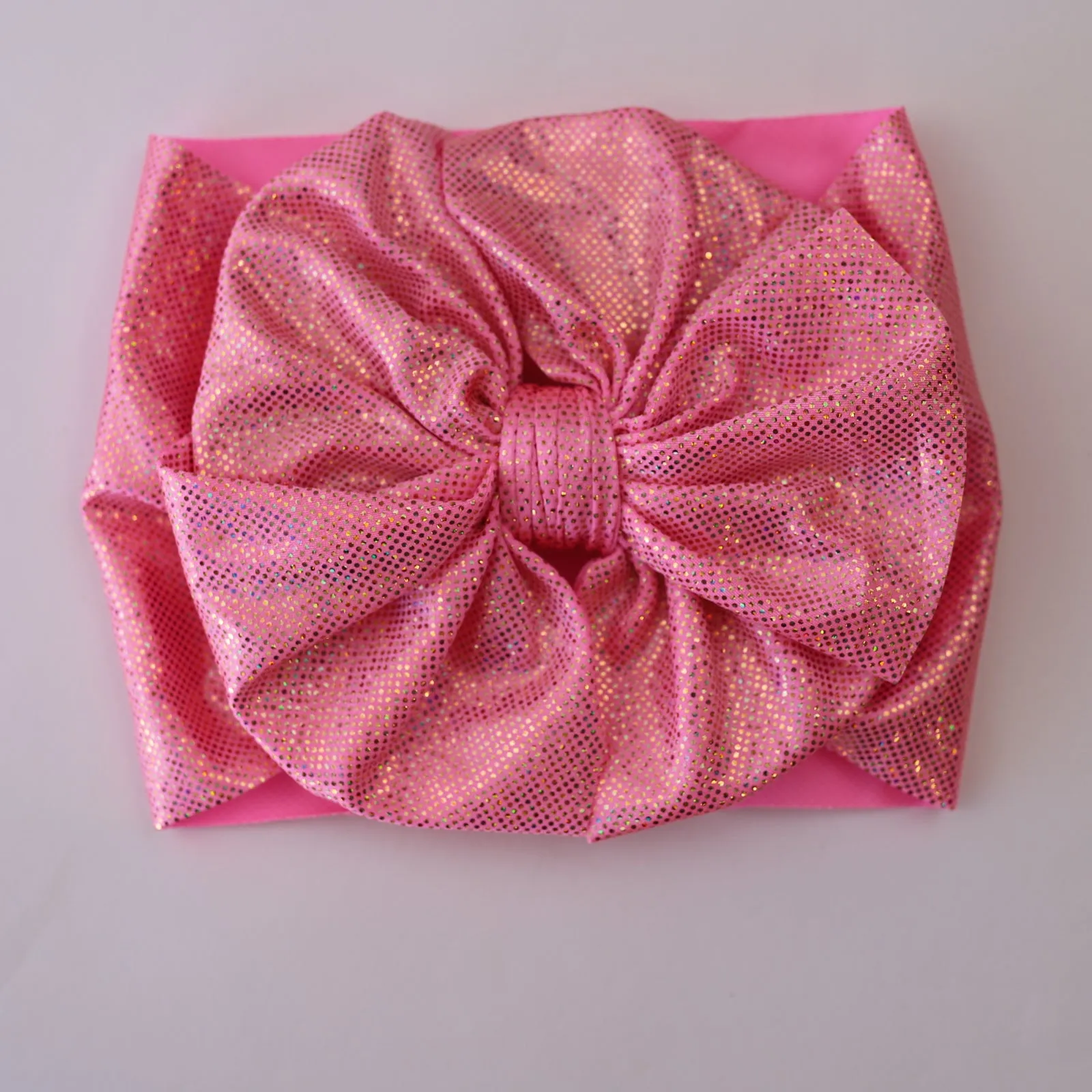 Pink Spring Shimmer Headwrap
