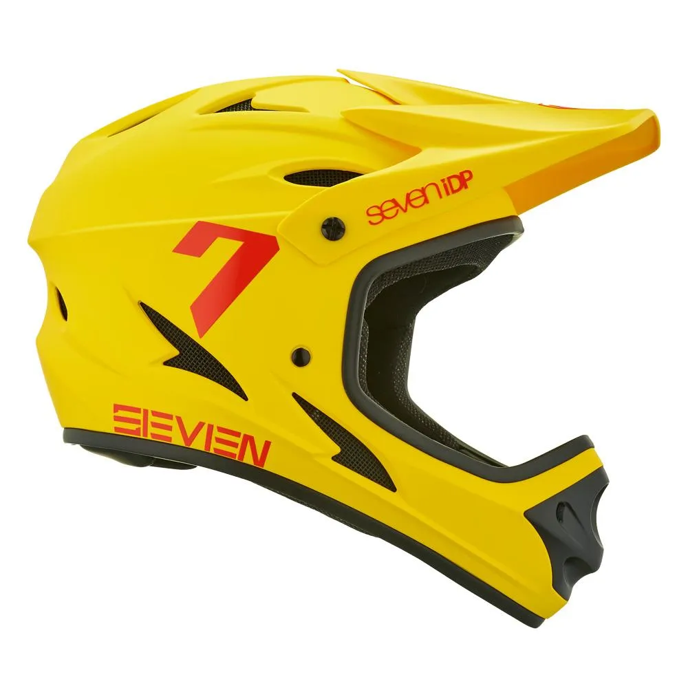 Seven iDP M1 2025 Youth Race Helmet - Matt Yellow