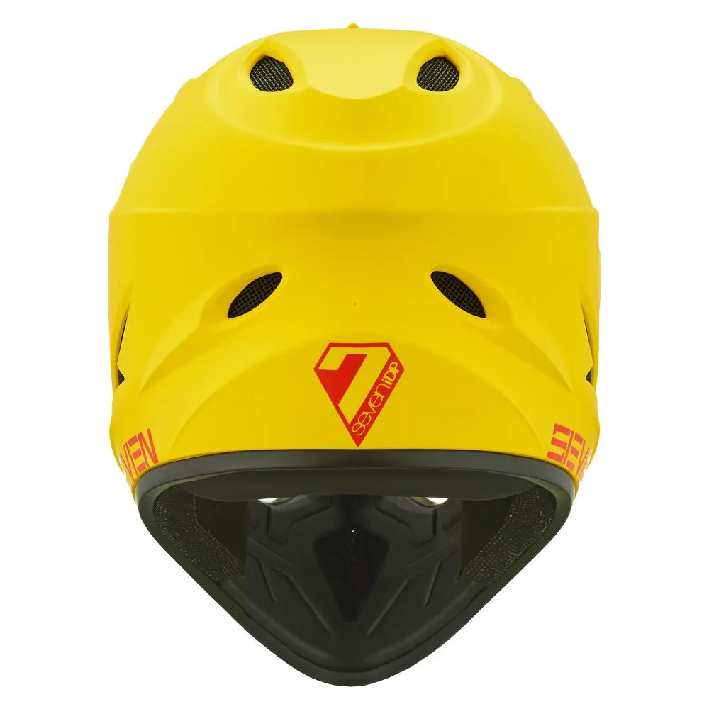 Seven iDP M1 2025 Youth Race Helmet - Matt Yellow
