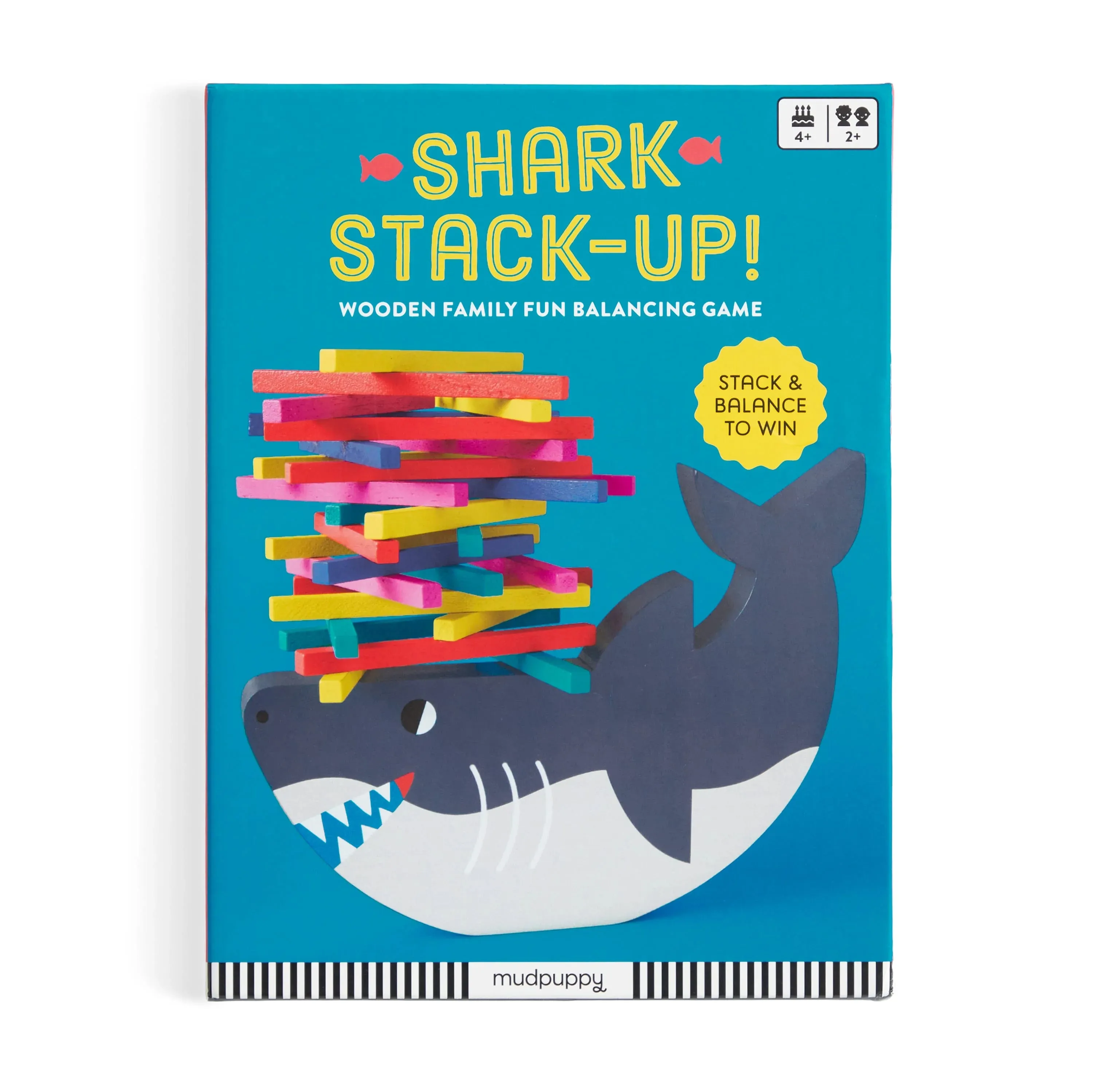 Shark Stack-up! A Wooden Balancing Game
