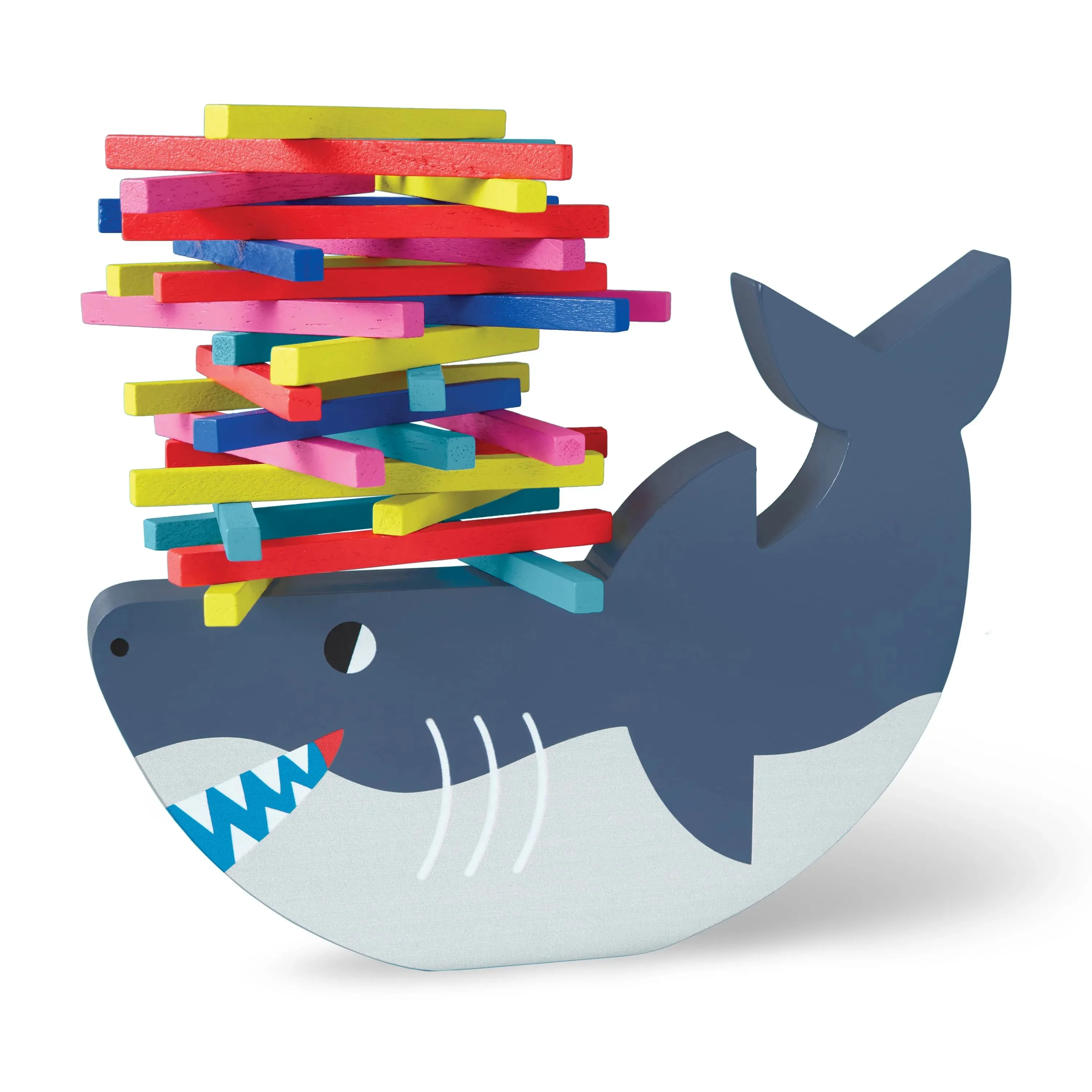 Shark Stack-up! A Wooden Balancing Game