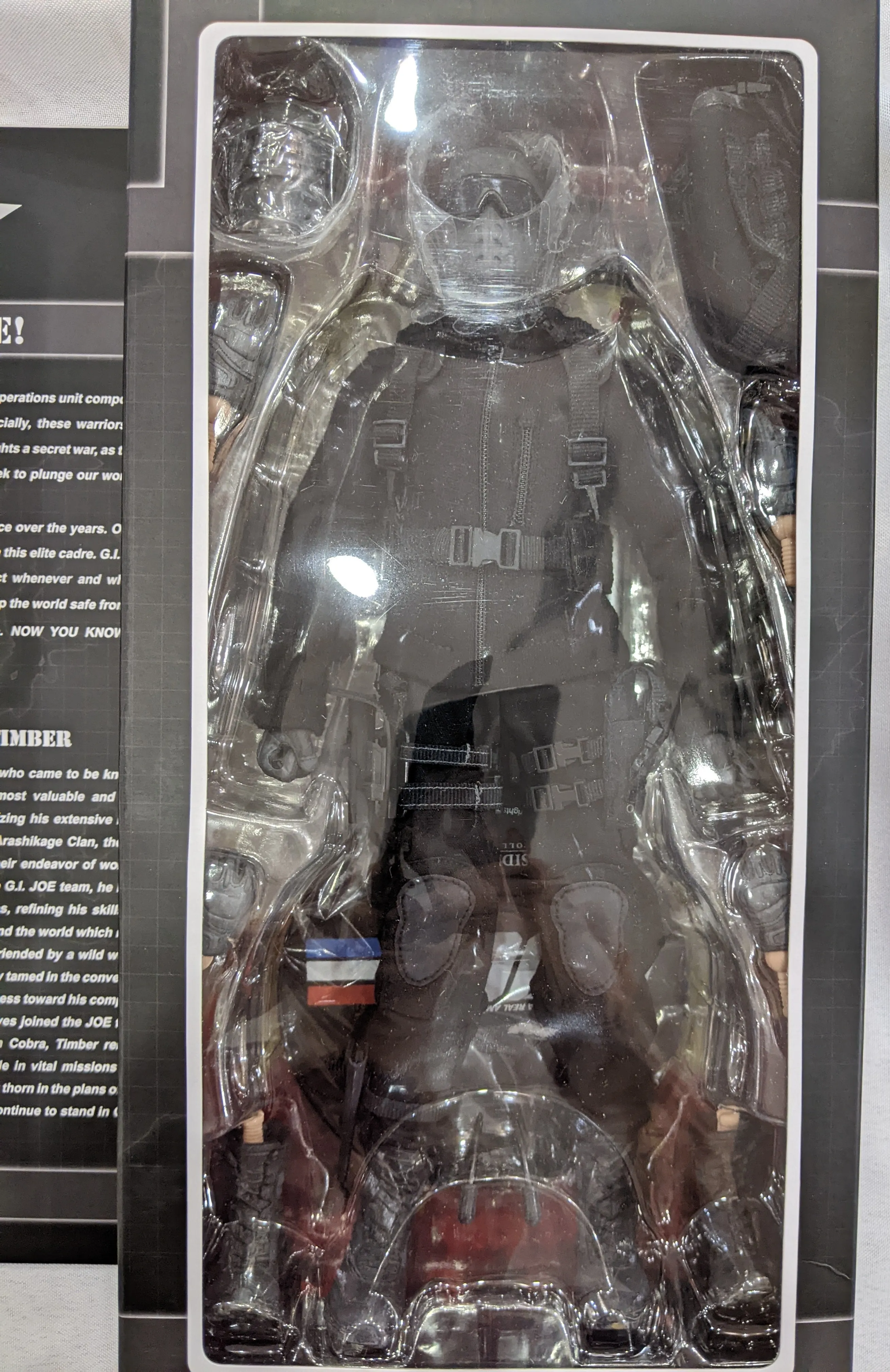 Sideshow Collectible 1/6 G.I. Joe Commando Snake Eyes with Timber Sixth Scale Figure *Open Box*