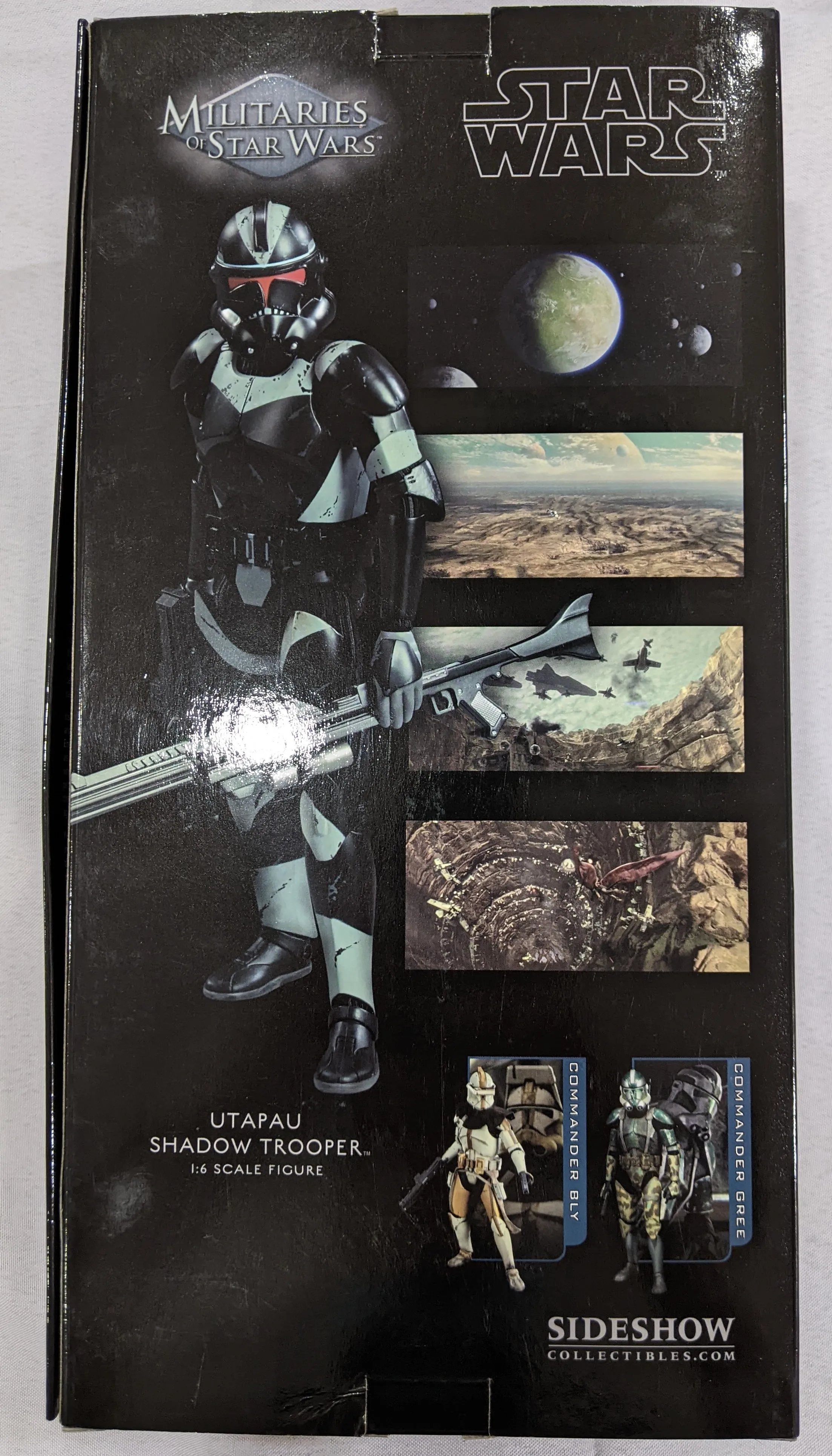 Sideshow Collectible 1/6 Star Wars Militaries of Star Wars Utapau Shadow Trooper Sixth Scale Figure *Open Box*