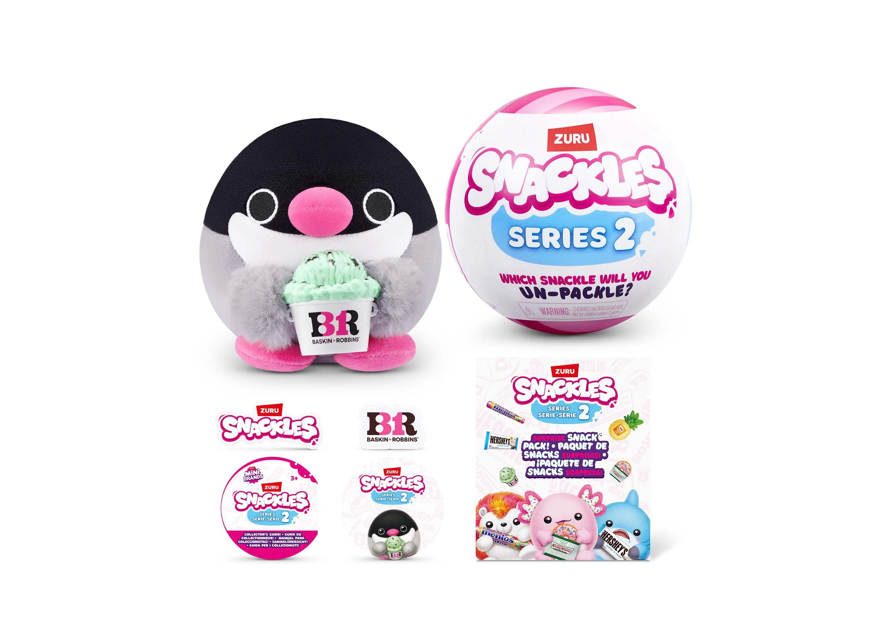 Snackles Series 2 14 inch Collectible Plush Toy - Hersheys Bear
