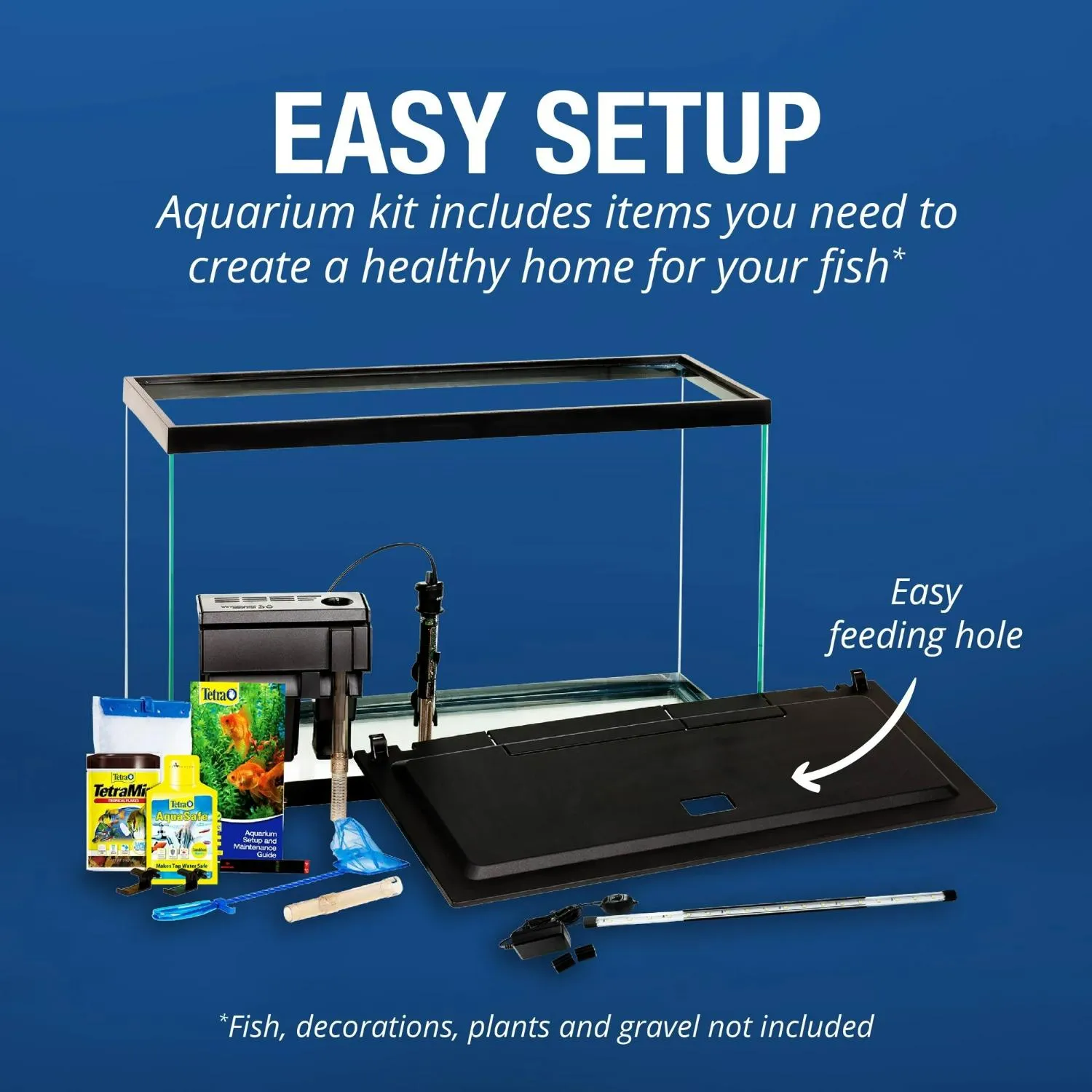 Spectrum Brands NV33834 Tetra 29 Gallon Glass LED Aquarium Kit