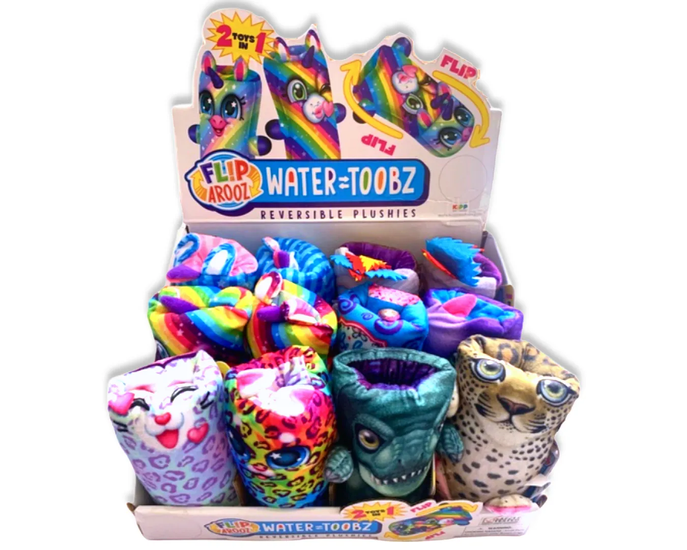 Squish and Squeeze Water Wiggler Plush - 12 Pieces Per Retail Ready Display 23137