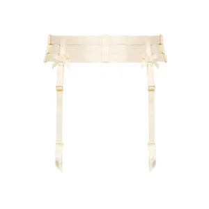Strap Suspender Belt Cream