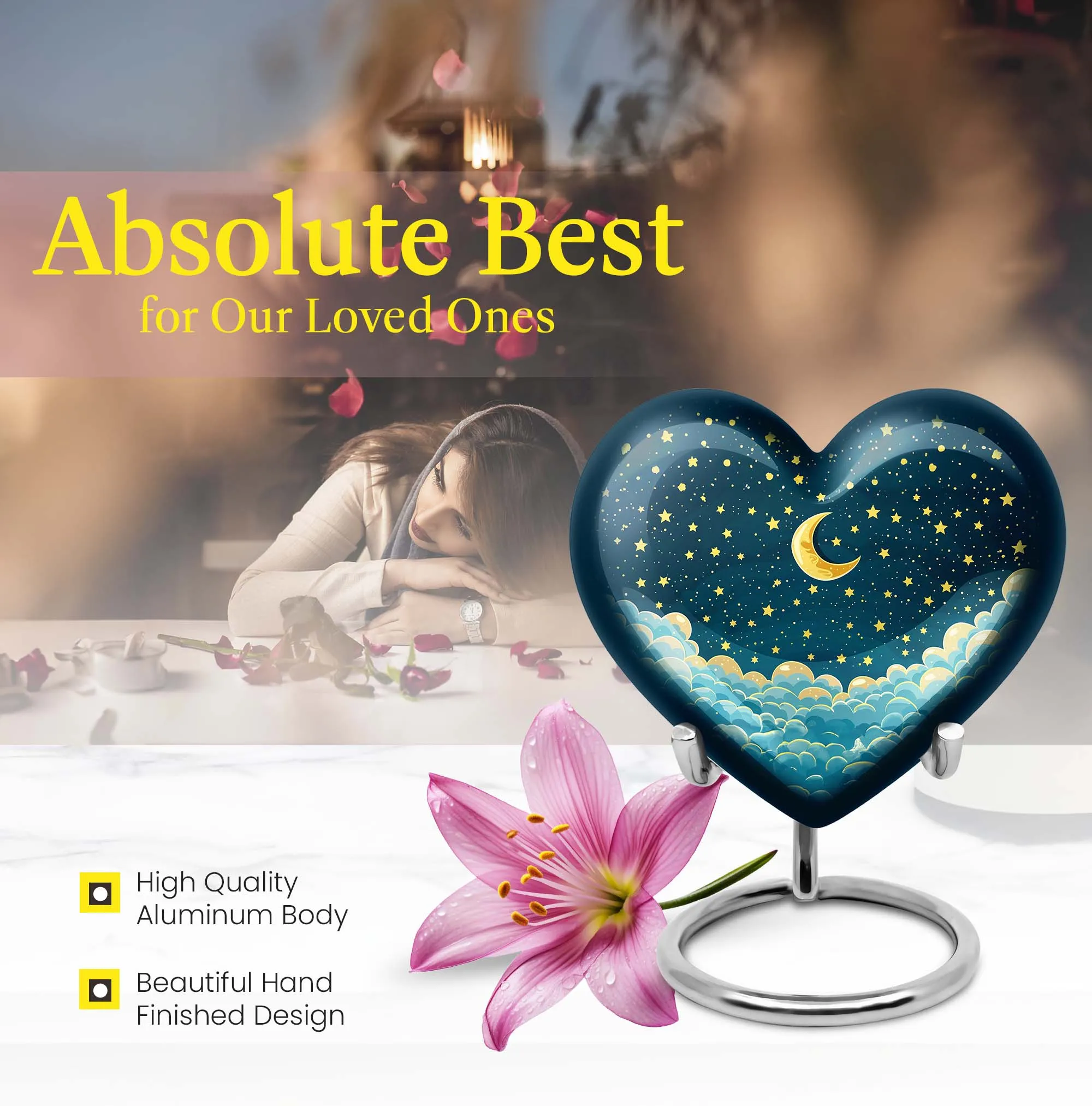 Sublime Eternity Clouds Urn - Boundless Sky Cremation Urn