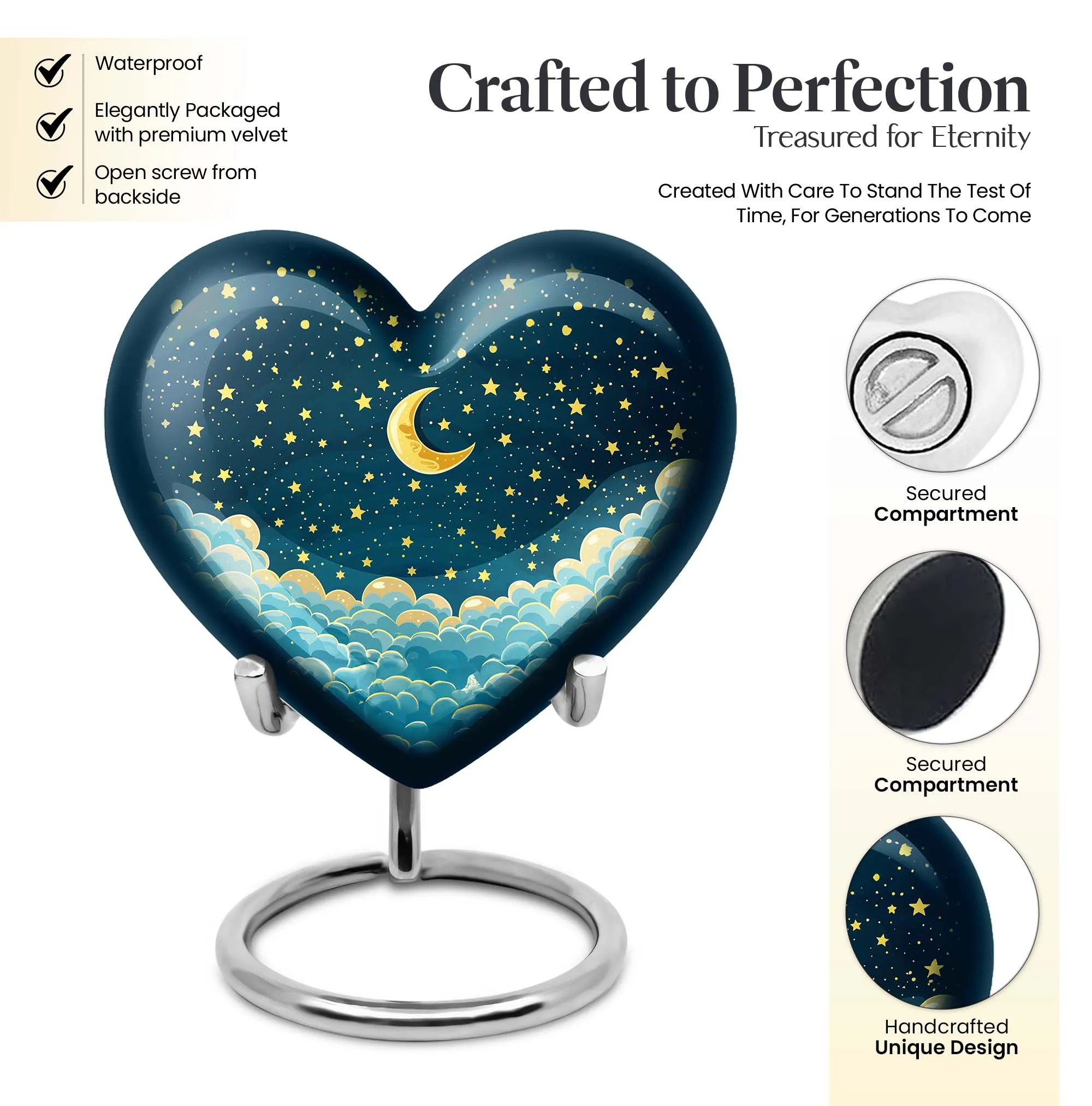 Sublime Eternity Clouds Urn - Boundless Sky Cremation Urn