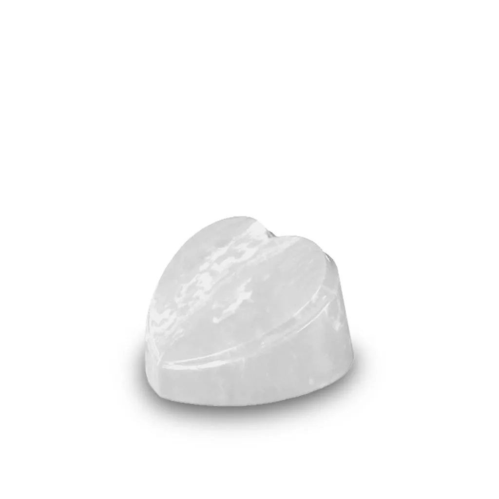 The Heart Urn - Cultured Marble - Keepsake 12 cu in