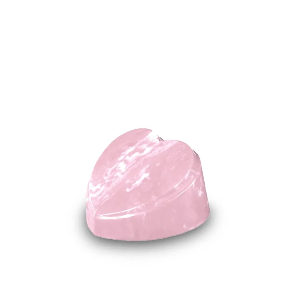 The Heart Urn - Cultured Marble - Keepsake 12 cu in