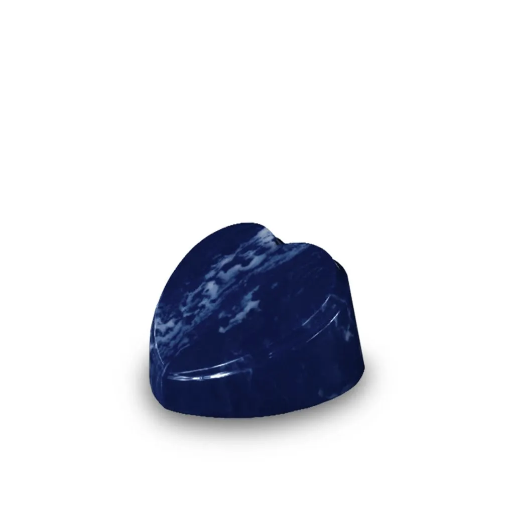 The Heart Urn - Cultured Marble - Keepsake 12 cu in