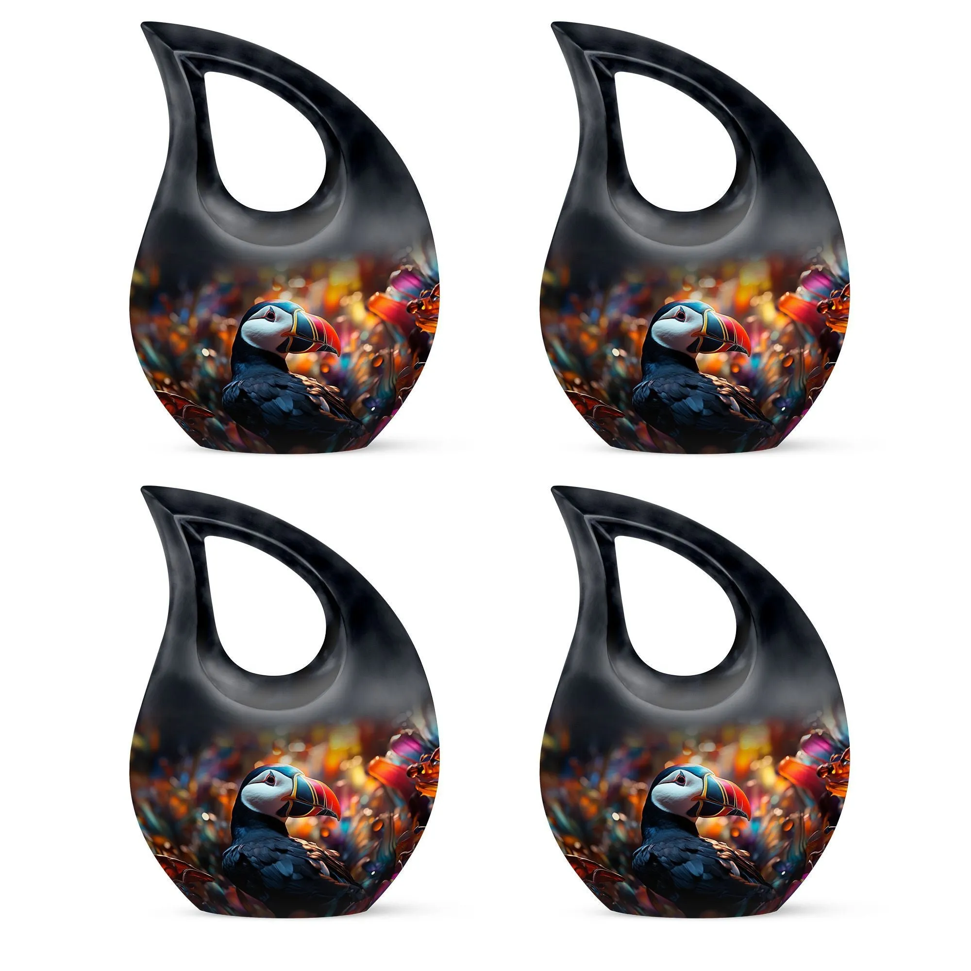 Toucans Eternal Rest: Personalized Cross-Drop Human Ashes Urn