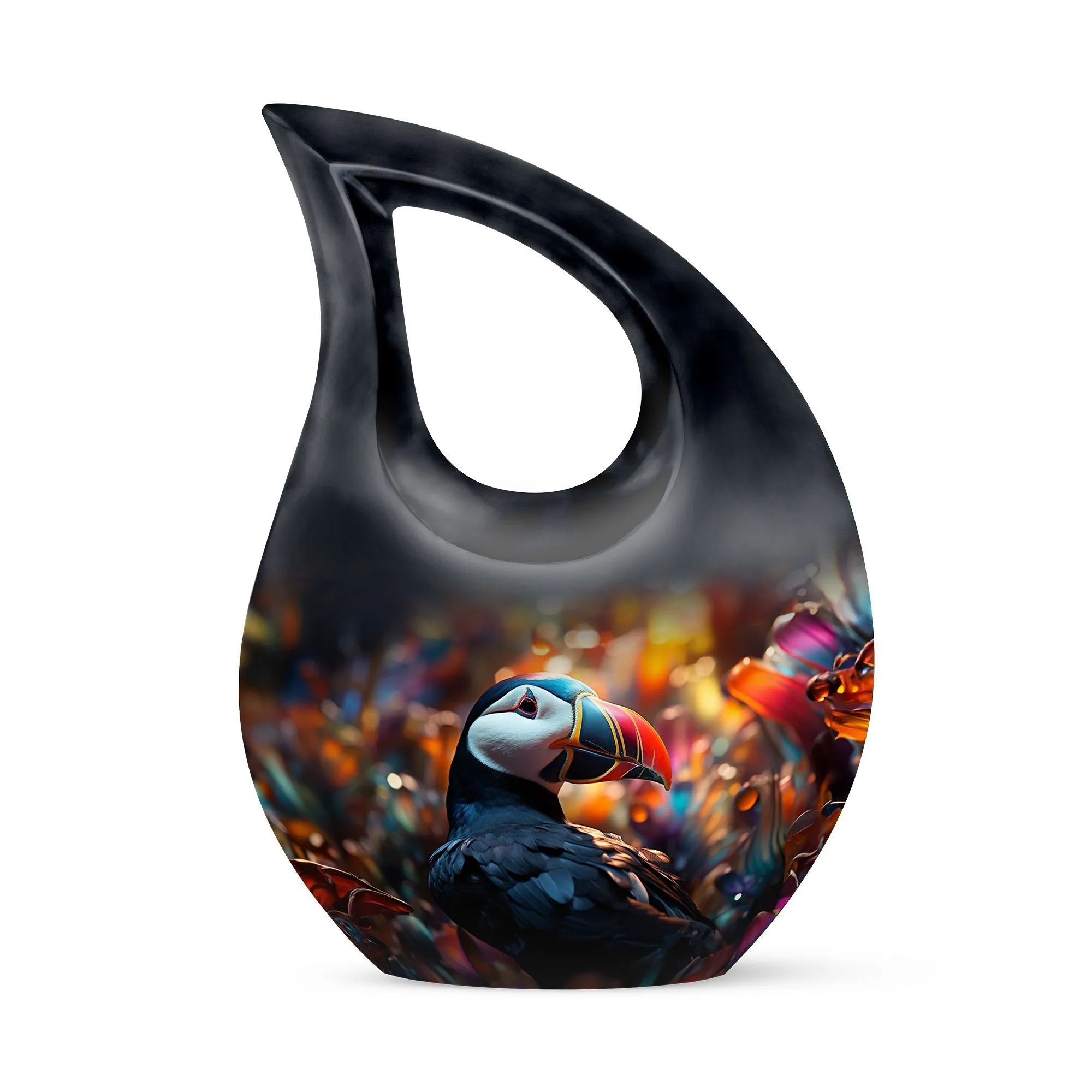 Toucans Eternal Rest: Personalized Cross-Drop Human Ashes Urn