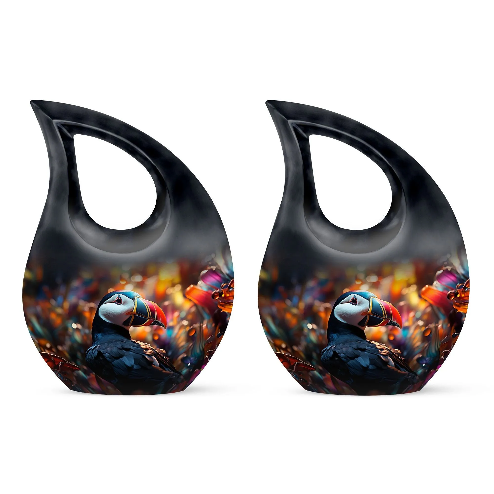 Toucans Eternal Rest: Personalized Cross-Drop Human Ashes Urn