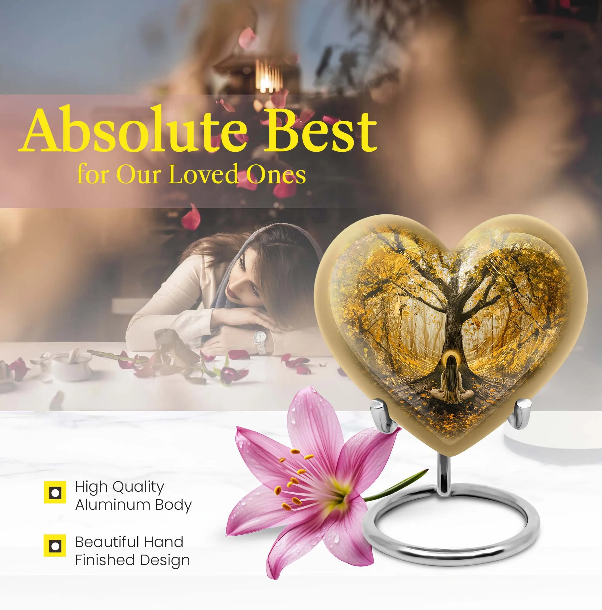 Tree of Life Cremation Urn - Lasting Peace for Departed Souls