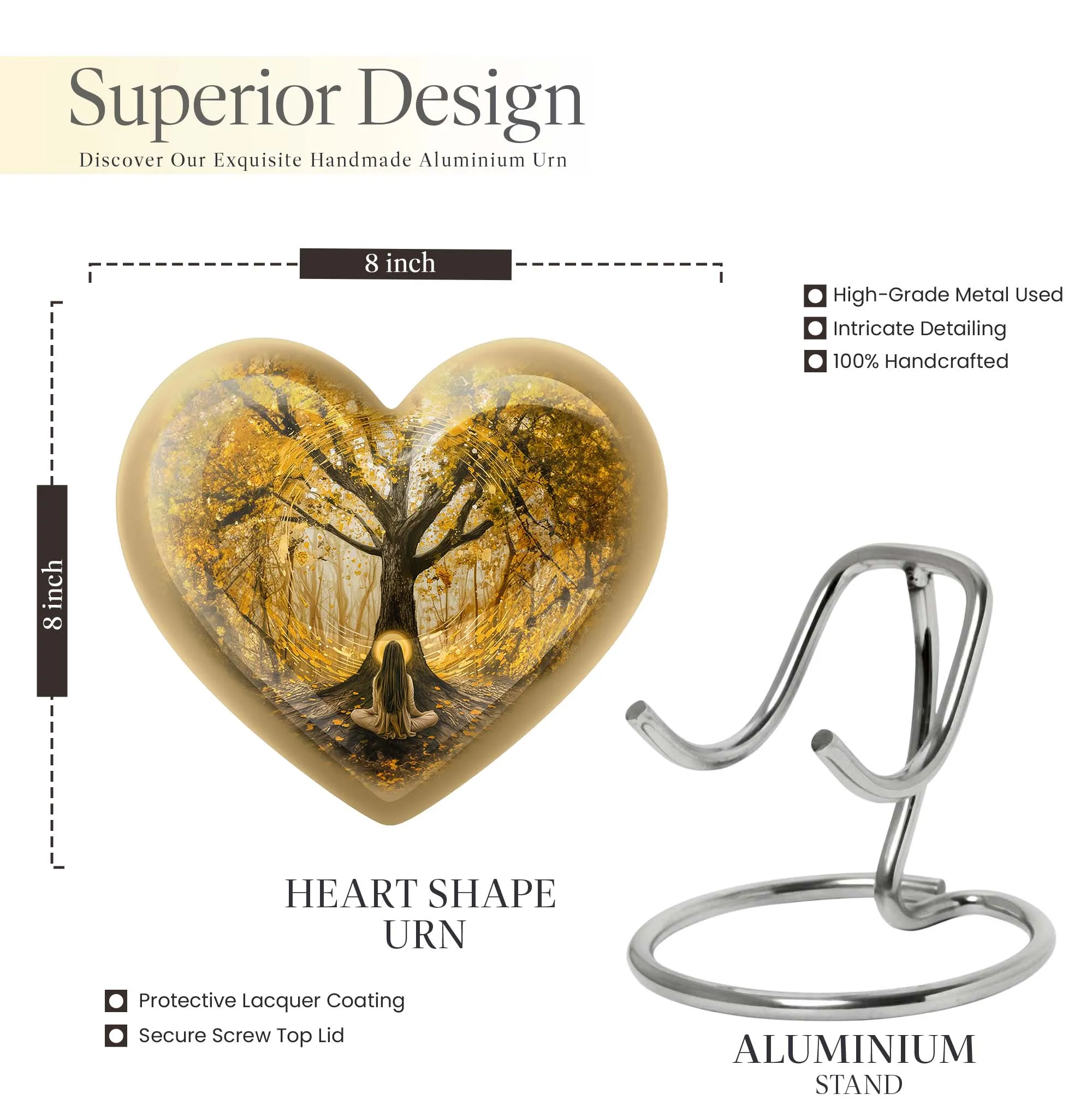 Tree of Life Cremation Urn - Lasting Peace for Departed Souls