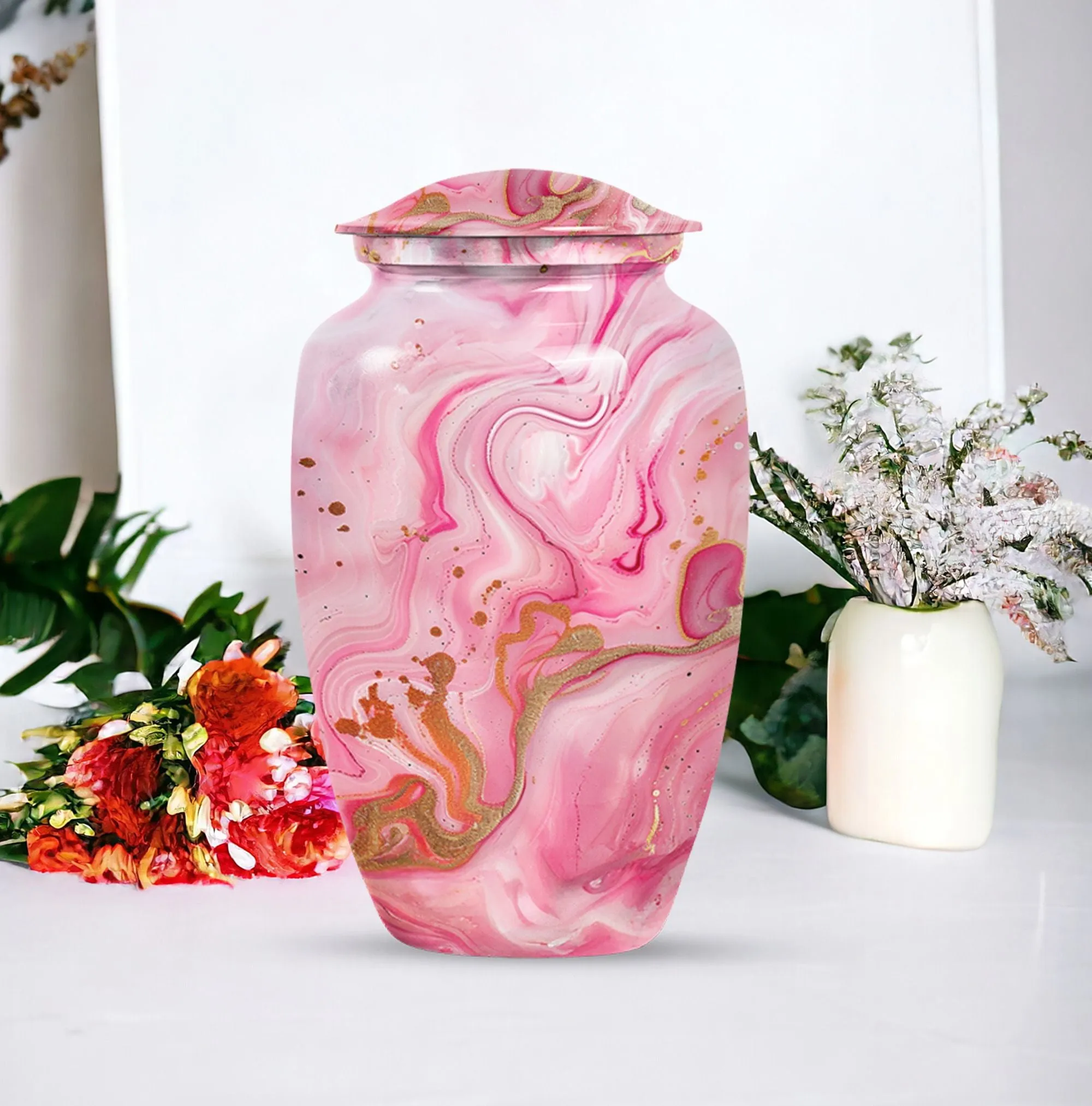 Vibrant Swirl Reflection: A Majestic Solution for Cremation Needs
