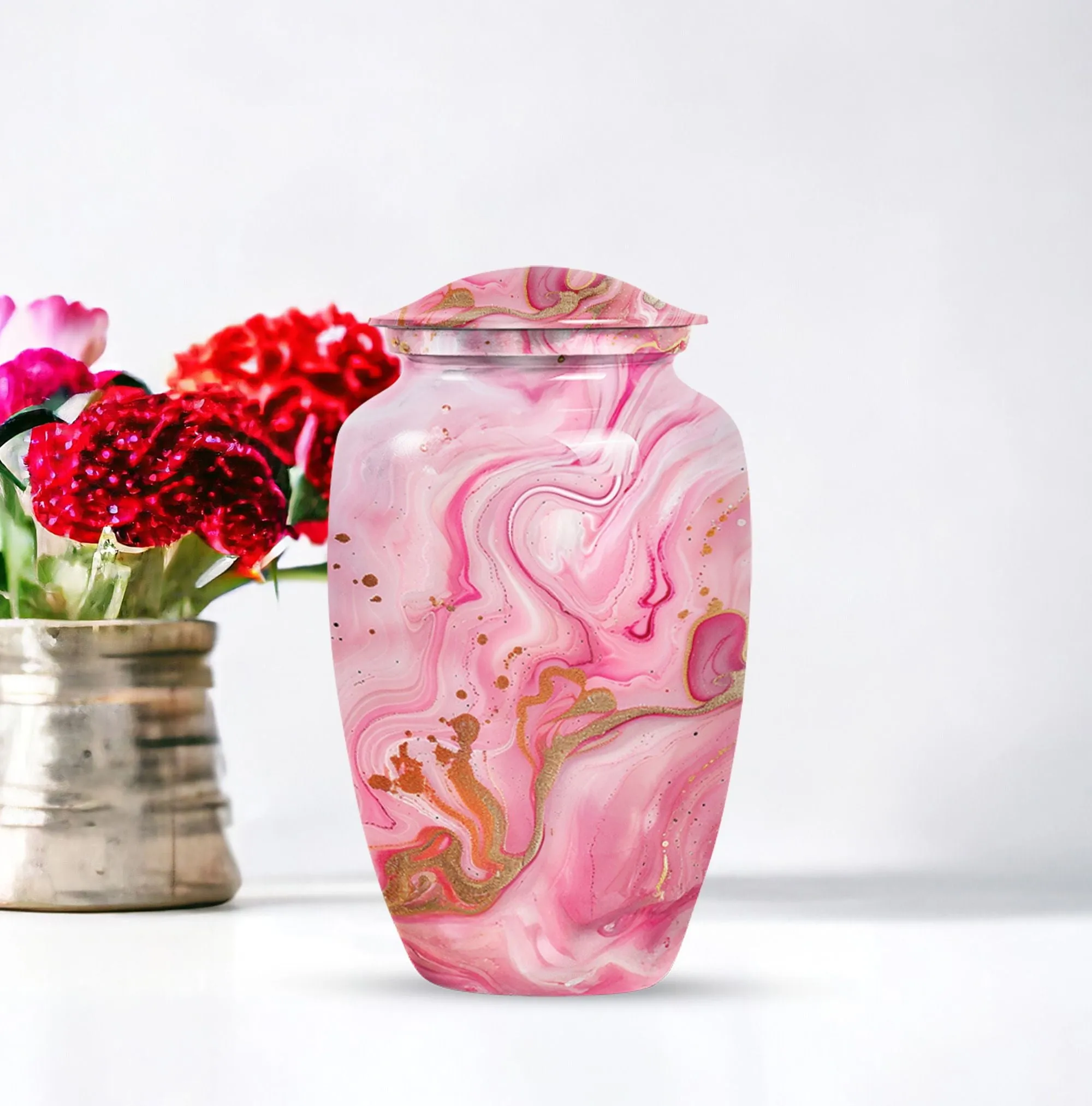 Vibrant Swirl Reflection: A Majestic Solution for Cremation Needs