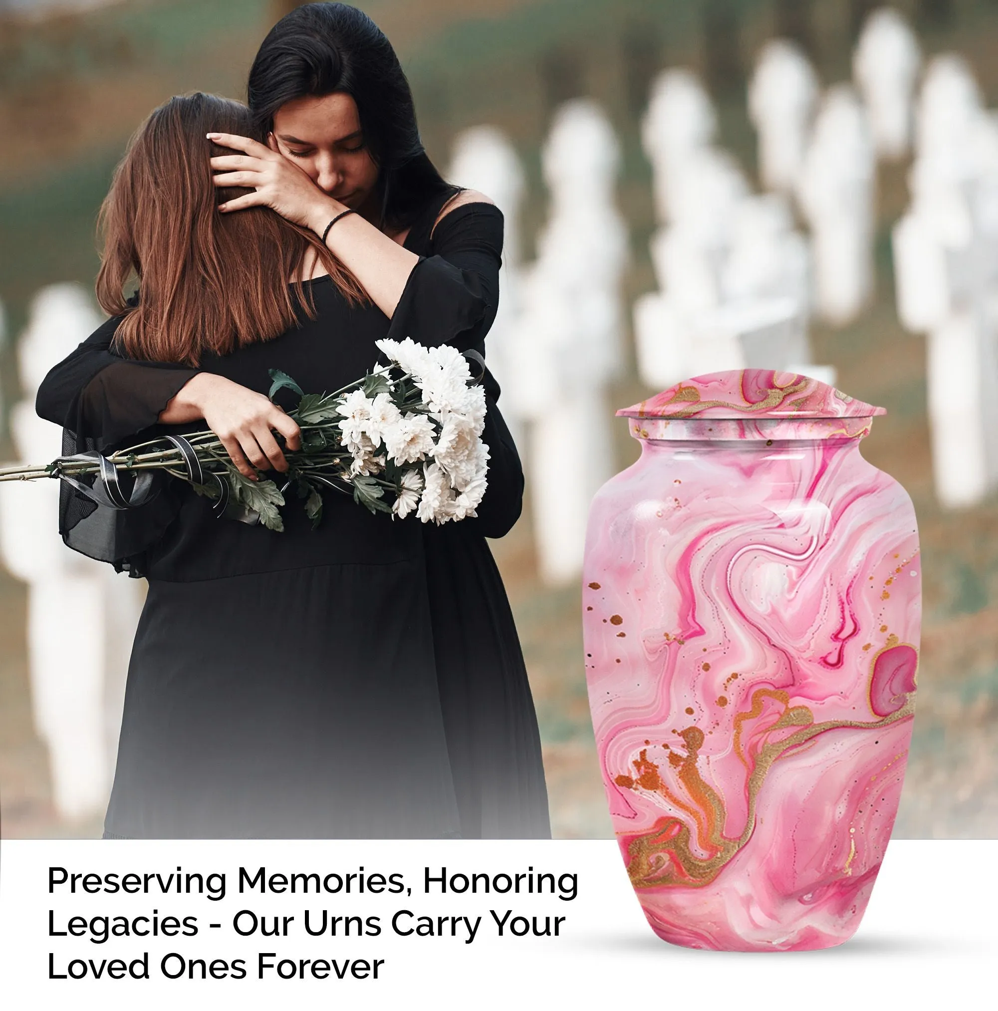 Vibrant Swirl Reflection: A Majestic Solution for Cremation Needs