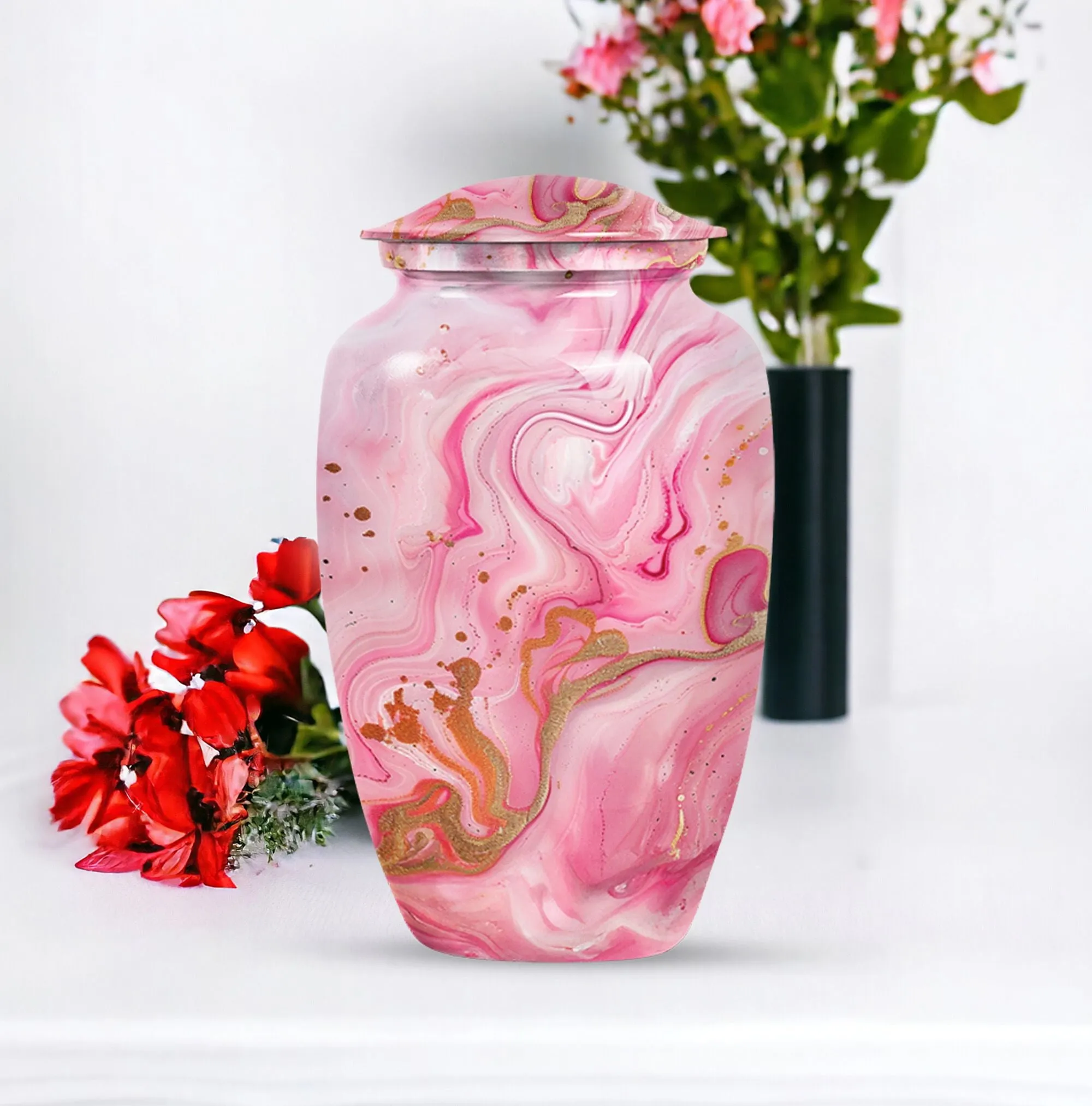 Vibrant Swirl Reflection: A Majestic Solution for Cremation Needs