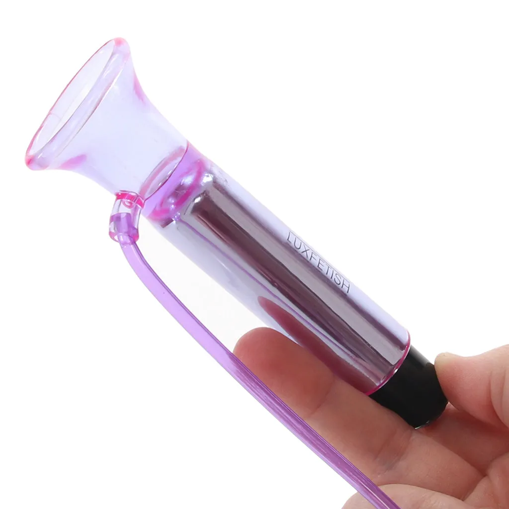 Vibrating Nipple Suckers with Clitoral Pump